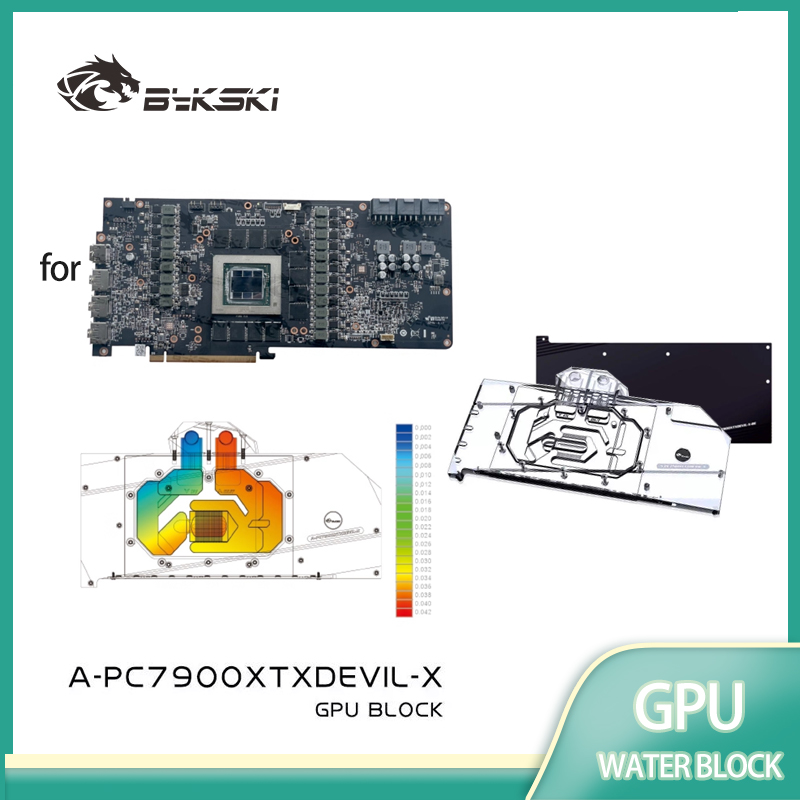 Rx 7900 Xtx 24Gb - Bykski A-PC7900XTXDEVIL-X GPU Water Block per