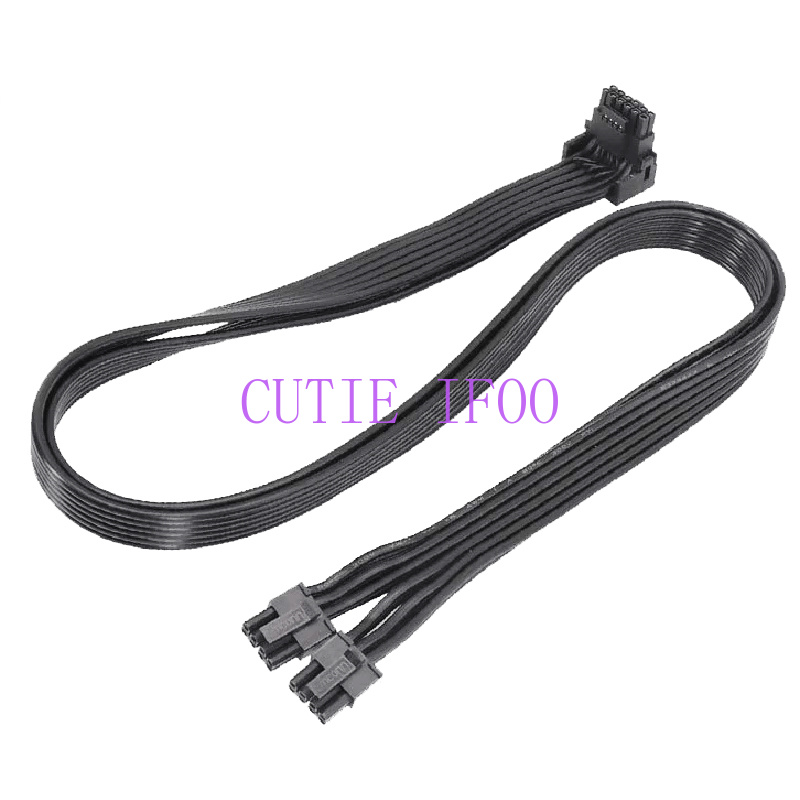 Dual 8Pin To 16Pin 12Vhpwr Cable - ATX3.0 PCIE 5.0 12VHPWR Cavo di