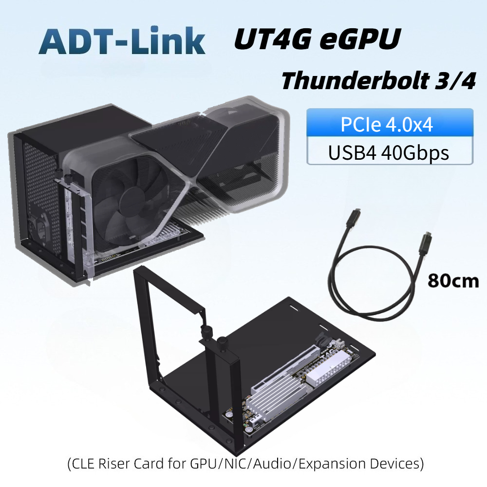 Gpu External Dock Egpu Thunderbolt 4 - Docking Station per Scheda Grafica Esterna