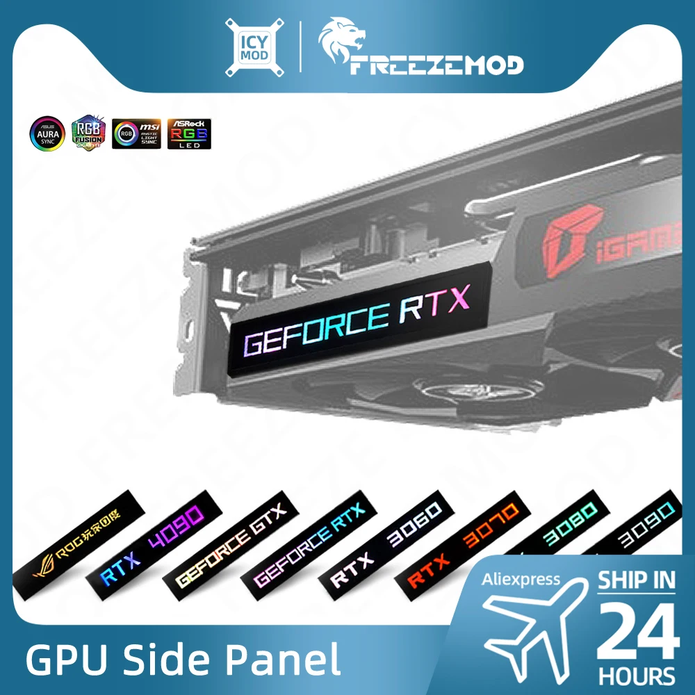 Desktop Gaming Gpu 32Gb - FREEZEMOD GPU Pannello laterale RTX3090 GTX