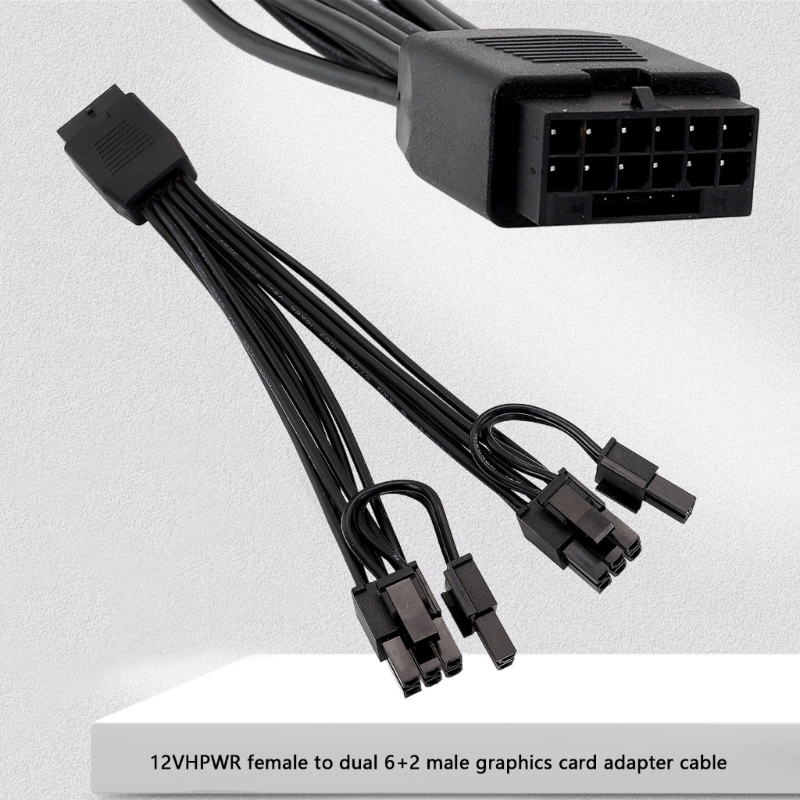 Dual 8Pin To 16Pin 12Vhpwr Cable - Cavo di conversione PCIe da 16