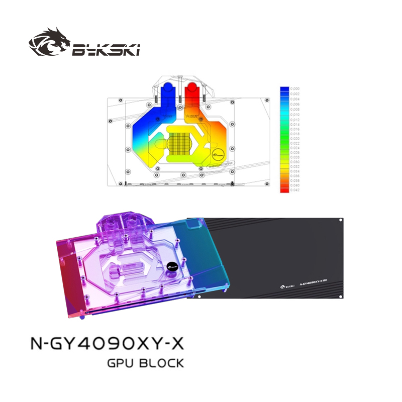 Rtx 4090 Water Block - Bykski Water Block per scheda GPU