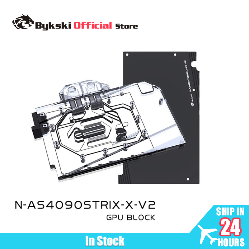 Rtx 4090 Water Block - Bykski N-AS4090STRIX-X-V2 / Blocco GPU per
