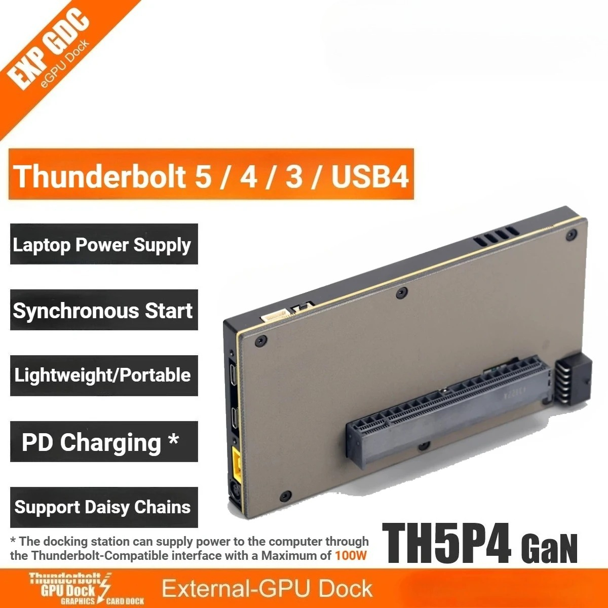 Gpu External Dock Egpu Thunderbolt 4 - Scheda Grafica Esterna TH5P4GaN Aggiornata per