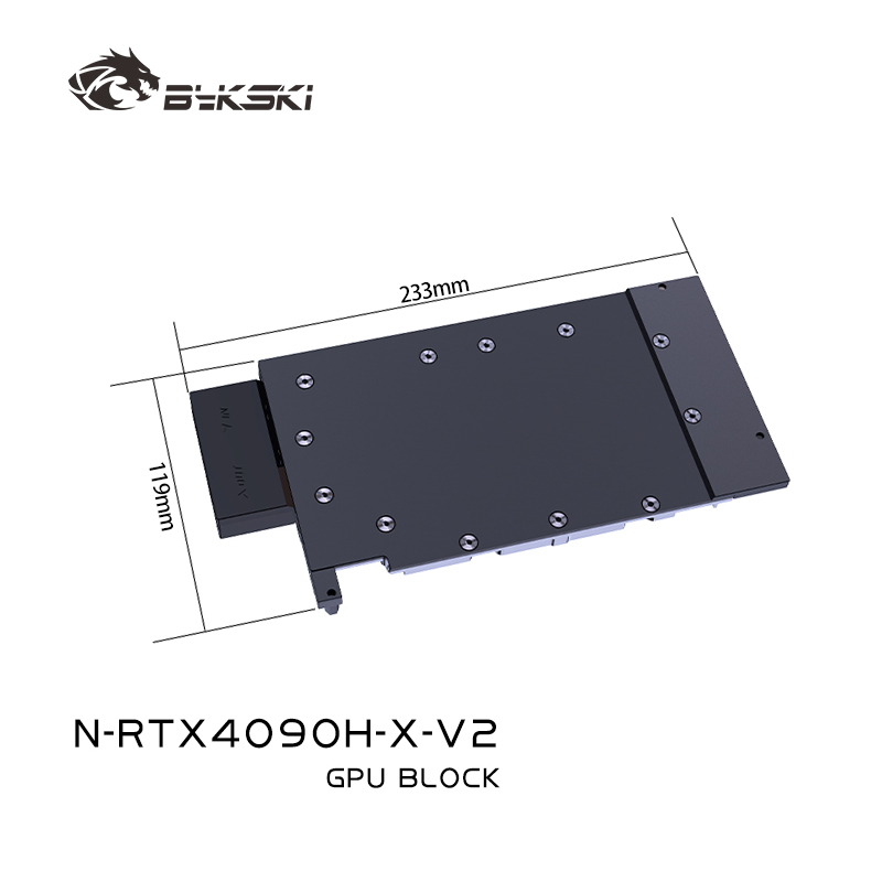 Rtx 4090 Water Block - Dissipatore GPU Bykski per NVIDIA RTX