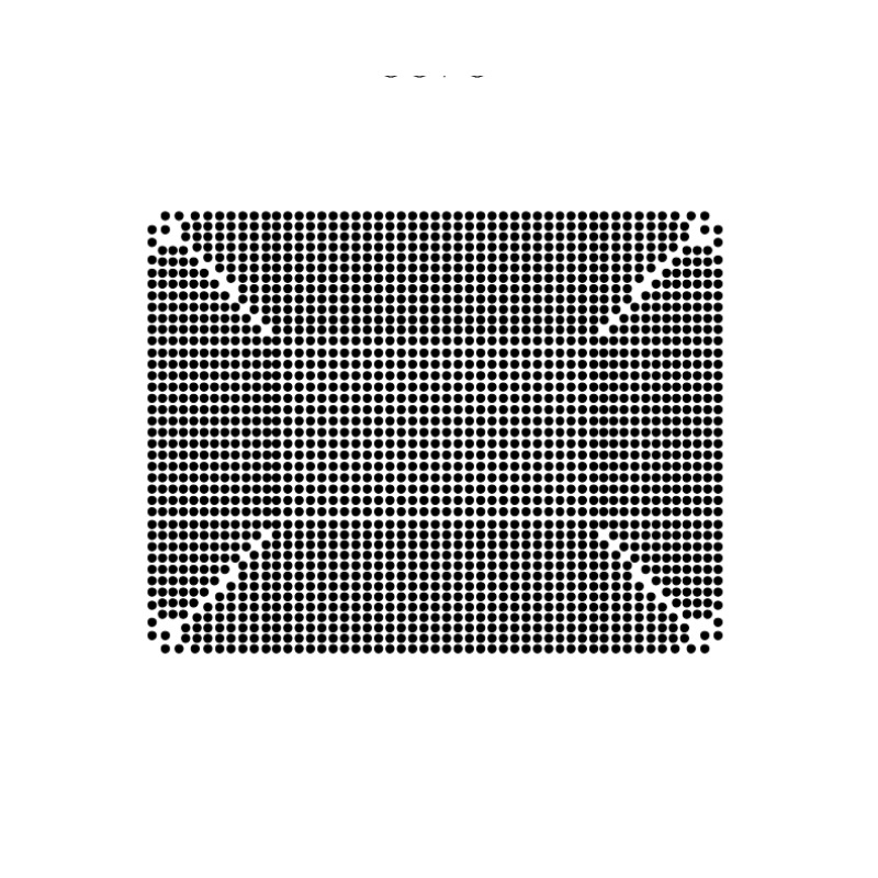 Rx 9070 Xt - Stencil BGA per Riscaldamento Diretto 80*80