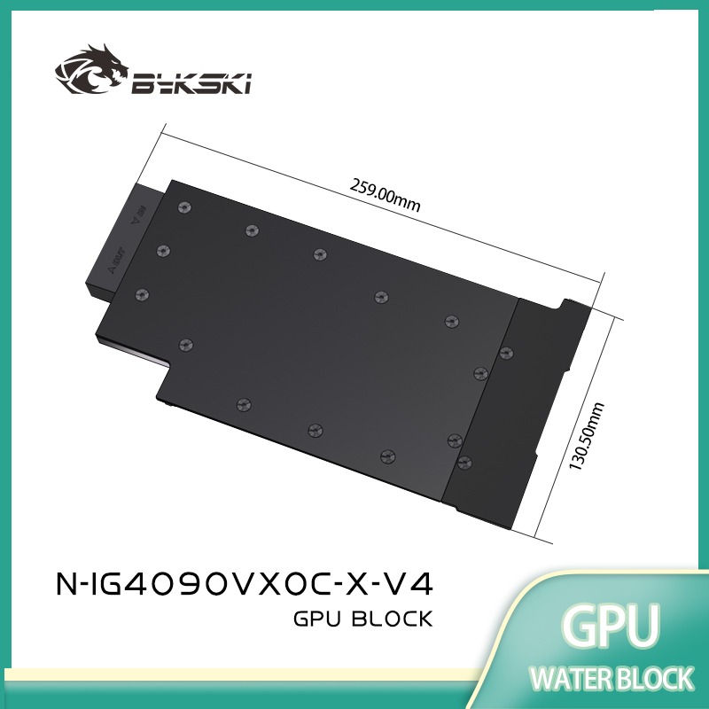 Rtx 4090 Water Block - Bykski GPU Block per Scheda Video