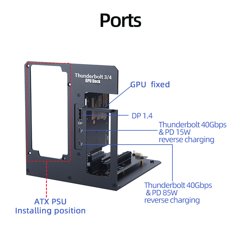 eGPU Thunderbolt 4/3 TB3/TB4 a - Gpu External Dock Egpu Thunderbolt 4 recensione e prezzo
