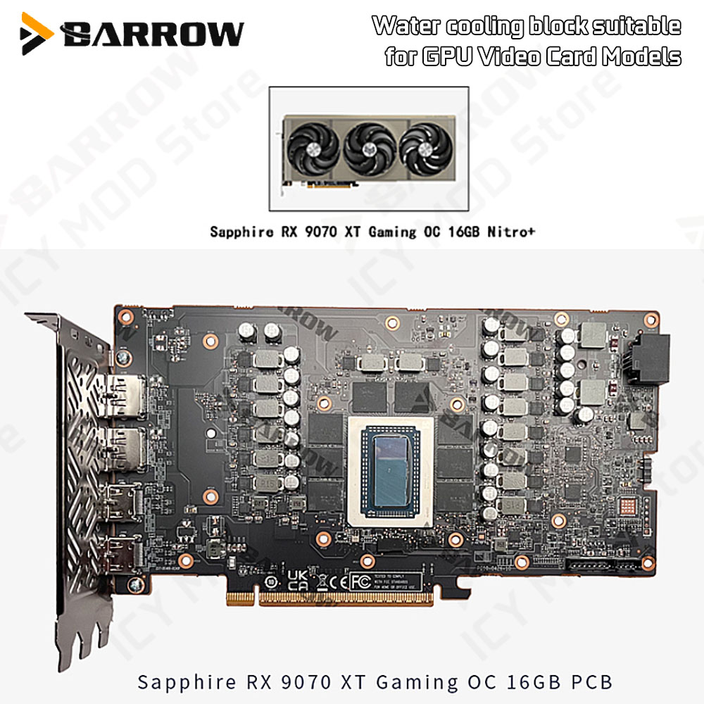 Barrow Scheda grafica Blocco d - Rx 9070 16Gb recensione e prezzo