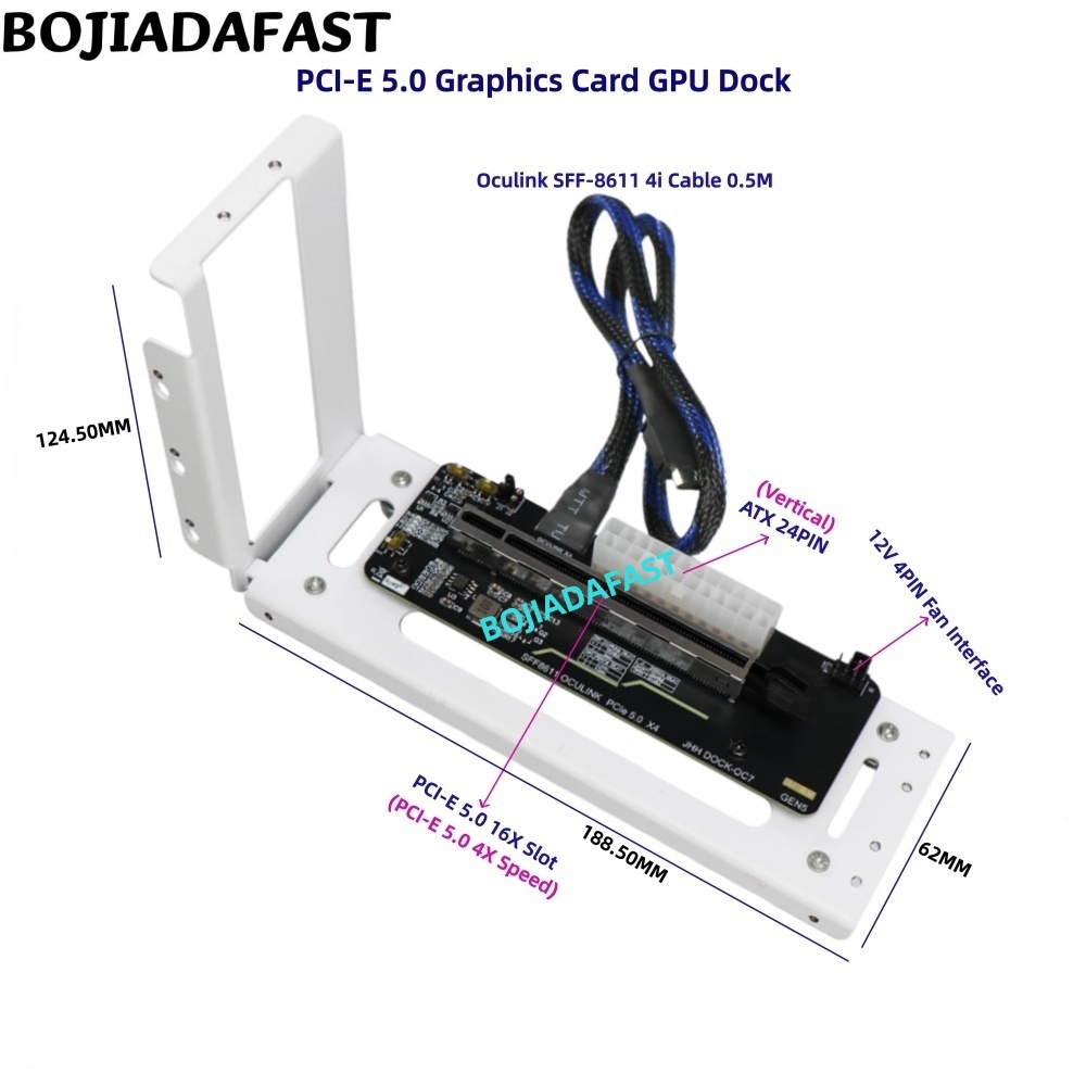 Scheda Adattatore PCI-E 5.0 16 - Pcie 5.0 Gpu Riser Cable recensione e prezzo