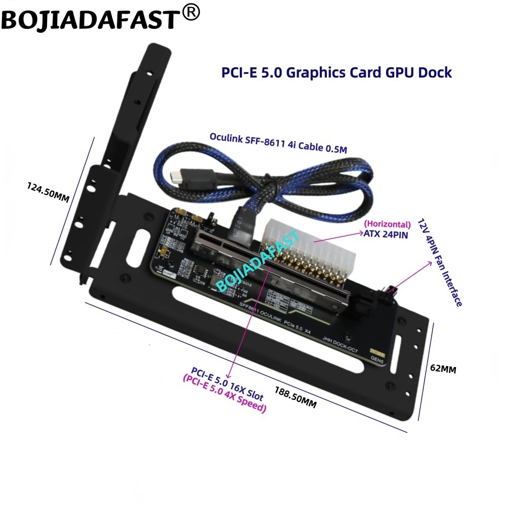 Scheda Adattatore PCI-E 5.0 16 - Pcie 5.0 Gpu Riser Cable recensione e prezzo