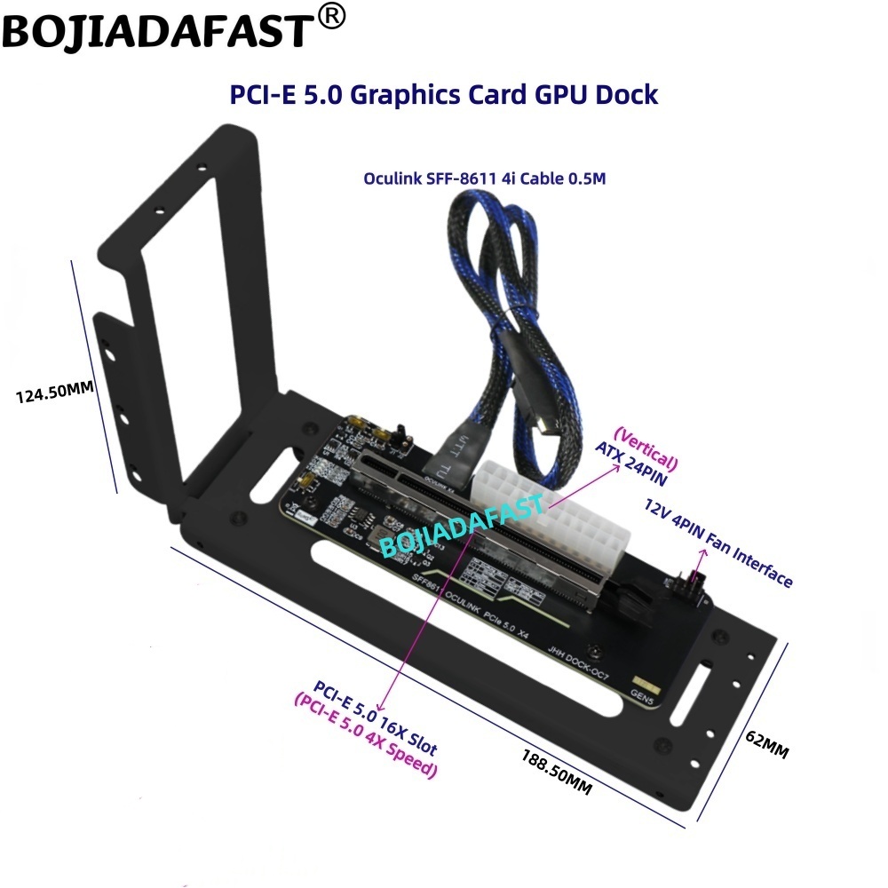 Scheda Adattatore PCI-E 5.0 16 - Pcie 5.0 Gpu Riser Cable recensione e prezzo