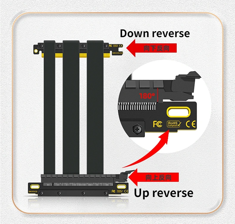 Nuovo Cavo Connettore Inverso  - Itx Gpu Riser Pcie 4.0 16X recensione e prezzo