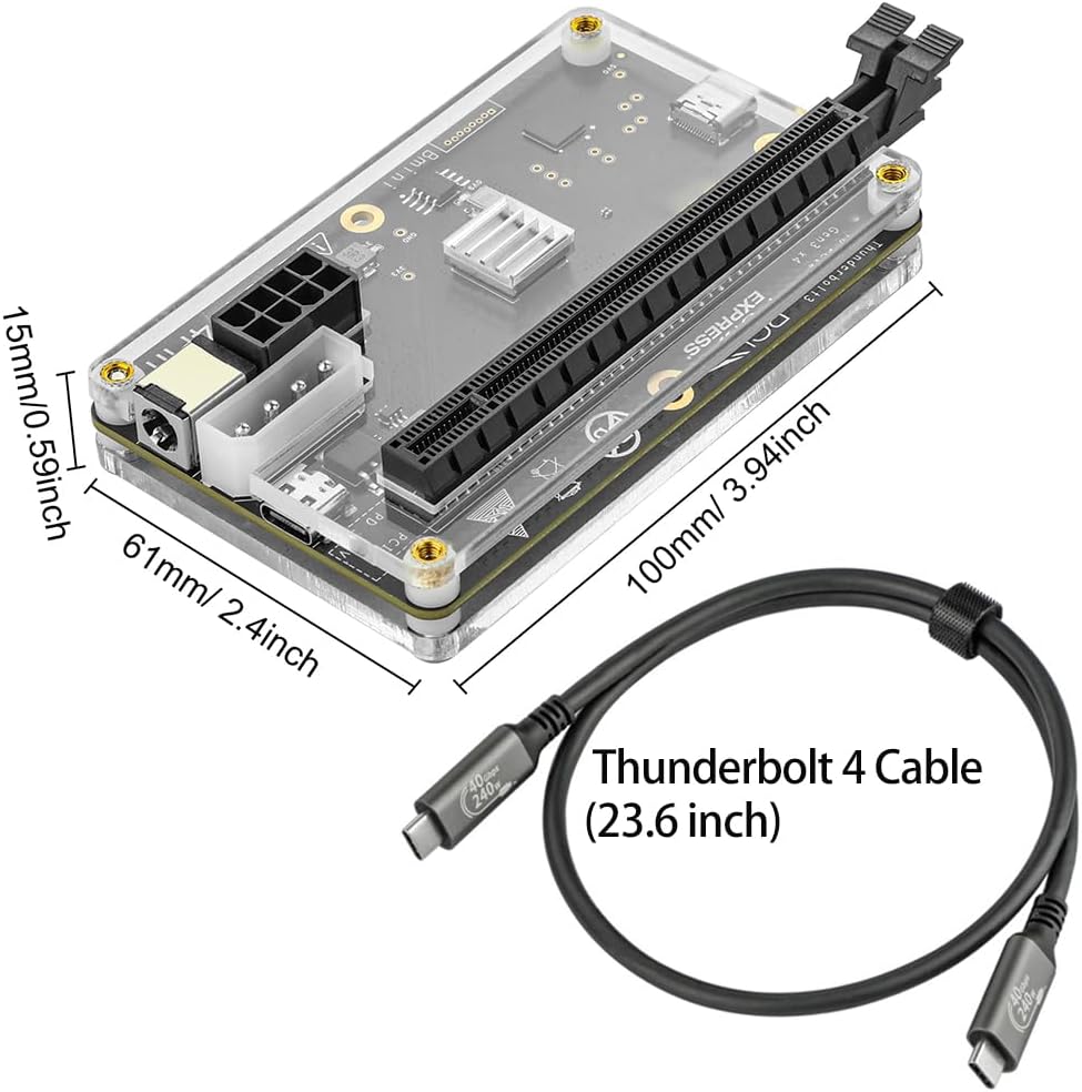 Dock eGPU RGEEK 22Gbps PCIe 3. - Gpu External Dock Egpu Thunderbolt 4 recensione e prezzo