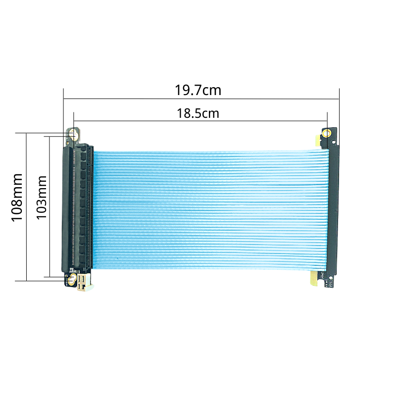 Cavo Riser Pcie 4.0 doppio inv - Itx Gpu Riser Pcie 4.0 16X recensione e prezzo