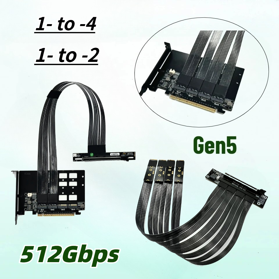 Scheda di Estensione PCIe 5.0  - Pcie 5.0 Gpu Riser Cable recensione e prezzo